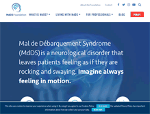 Tablet Screenshot of mddsfoundation.org